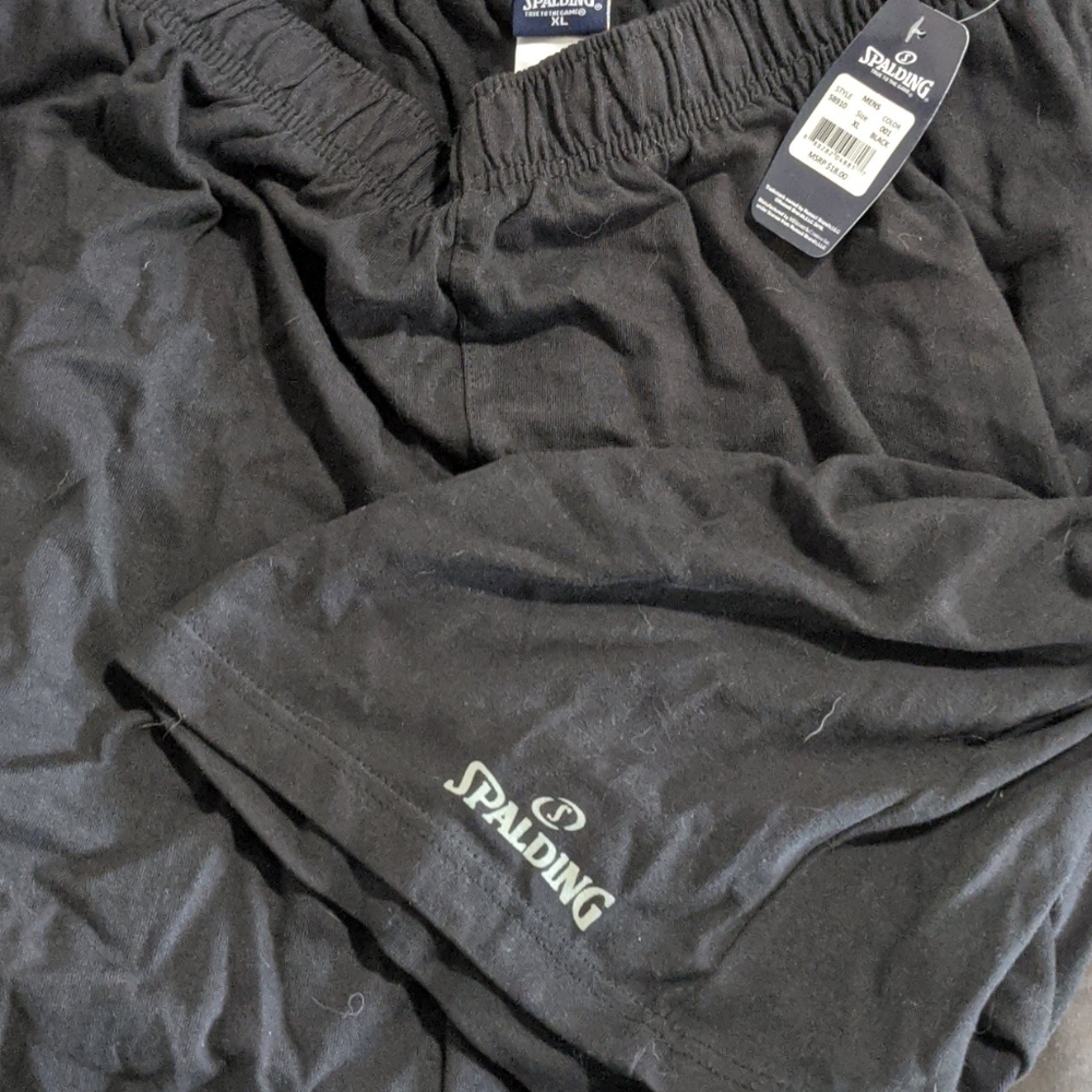 Mens XL Black Spalding Shorts